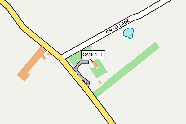 CA19 1UT map - OS OpenMap – Local (Ordnance Survey)