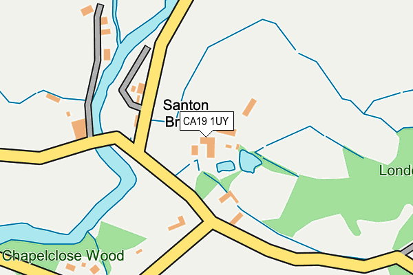 CA19 1UY map - OS OpenMap – Local (Ordnance Survey)