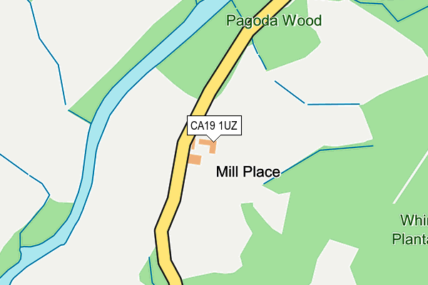 CA19 1UZ map - OS OpenMap – Local (Ordnance Survey)