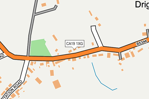 CA19 1XG map - OS OpenMap – Local (Ordnance Survey)