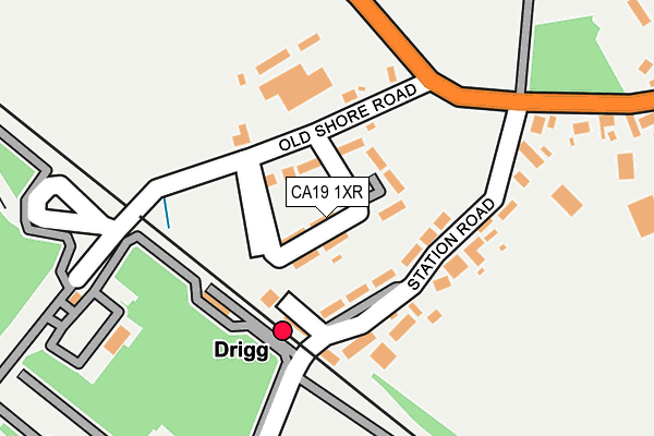 CA19 1XR map - OS OpenMap – Local (Ordnance Survey)