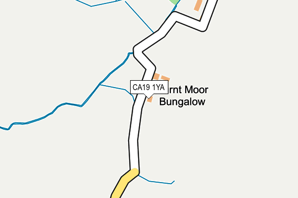 CA19 1YA map - OS OpenMap – Local (Ordnance Survey)