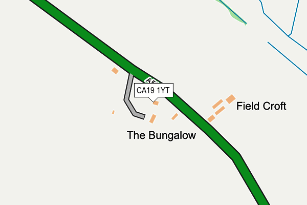 CA19 1YT map - OS OpenMap – Local (Ordnance Survey)