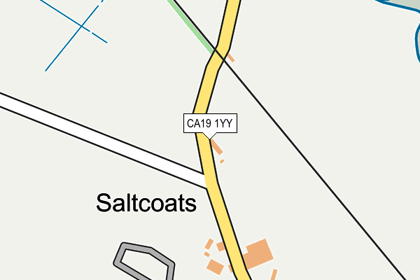 CA19 1YY map - OS OpenMap – Local (Ordnance Survey)