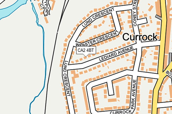 CA2 4BT map - OS OpenMap – Local (Ordnance Survey)