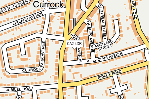 CA2 4DR map - OS OpenMap – Local (Ordnance Survey)