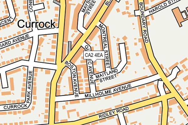 CA2 4EA map - OS OpenMap – Local (Ordnance Survey)