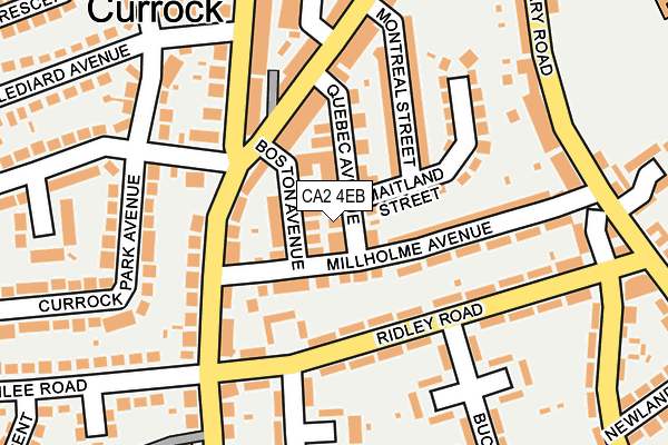 CA2 4EB map - OS OpenMap – Local (Ordnance Survey)
