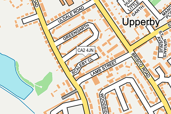 CA2 4JN map - OS OpenMap – Local (Ordnance Survey)