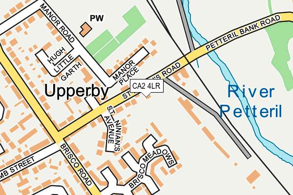 CA2 4LR map - OS OpenMap – Local (Ordnance Survey)