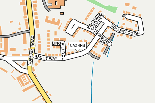 CA2 4NB map - OS OpenMap – Local (Ordnance Survey)