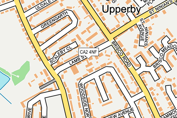 CA2 4NF map - OS OpenMap – Local (Ordnance Survey)