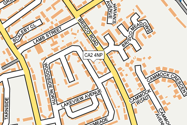 CA2 4NP map - OS OpenMap – Local (Ordnance Survey)