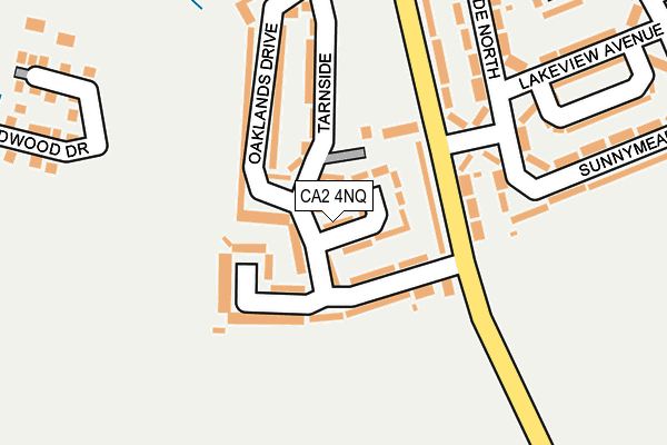 CA2 4NQ map - OS OpenMap – Local (Ordnance Survey)