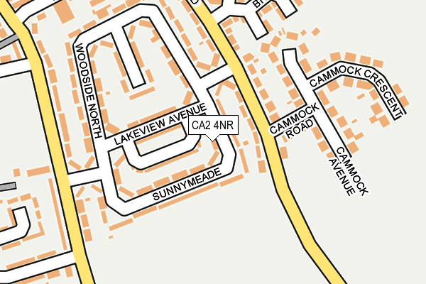 CA2 4NR map - OS OpenMap – Local (Ordnance Survey)