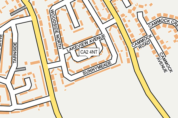 CA2 4NT map - OS OpenMap – Local (Ordnance Survey)