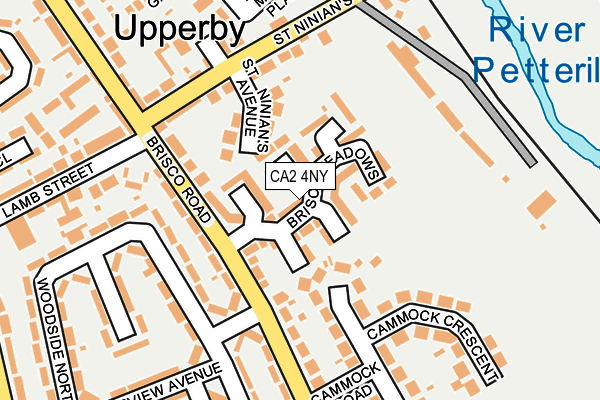 CA2 4NY map - OS OpenMap – Local (Ordnance Survey)