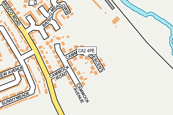 CA2 4PE map - OS OpenMap – Local (Ordnance Survey)