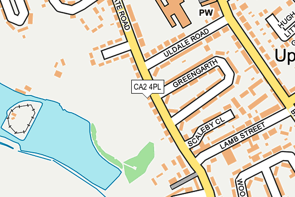 CA2 4PL map - OS OpenMap – Local (Ordnance Survey)