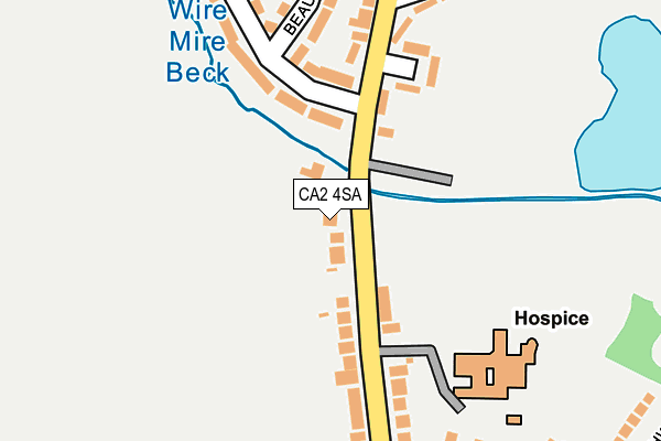 CA2 4SA map - OS OpenMap – Local (Ordnance Survey)