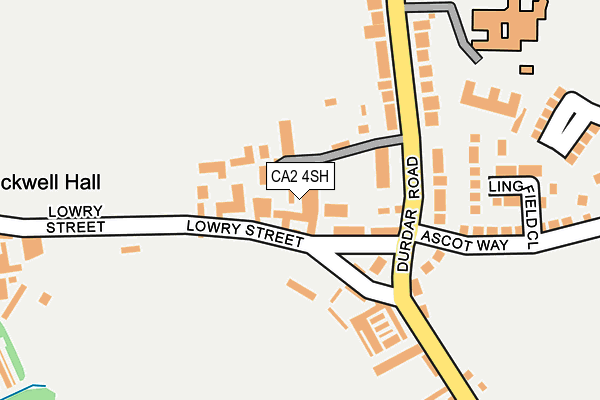 CA2 4SH map - OS OpenMap – Local (Ordnance Survey)