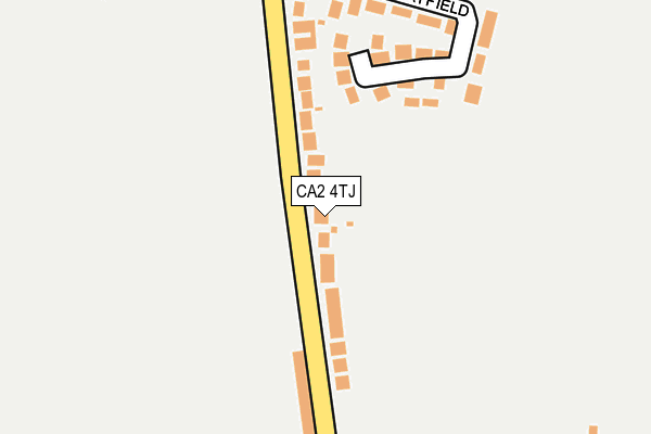 CA2 4TJ map - OS OpenMap – Local (Ordnance Survey)