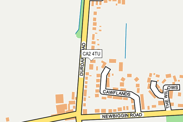 CA2 4TU map - OS OpenMap – Local (Ordnance Survey)