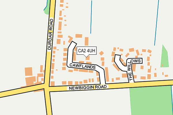 CA2 4UH map - OS OpenMap – Local (Ordnance Survey)
