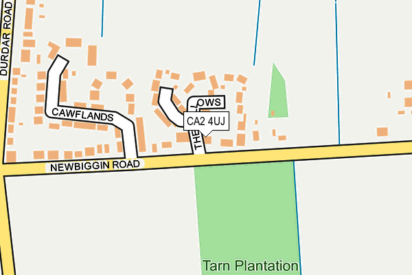 CA2 4UJ map - OS OpenMap – Local (Ordnance Survey)