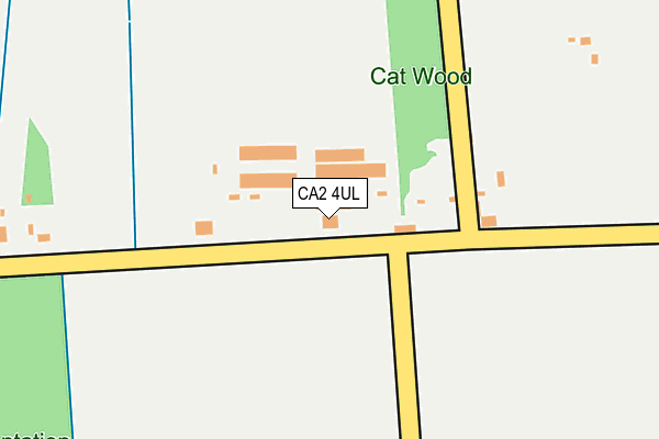 CA2 4UL map - OS OpenMap – Local (Ordnance Survey)