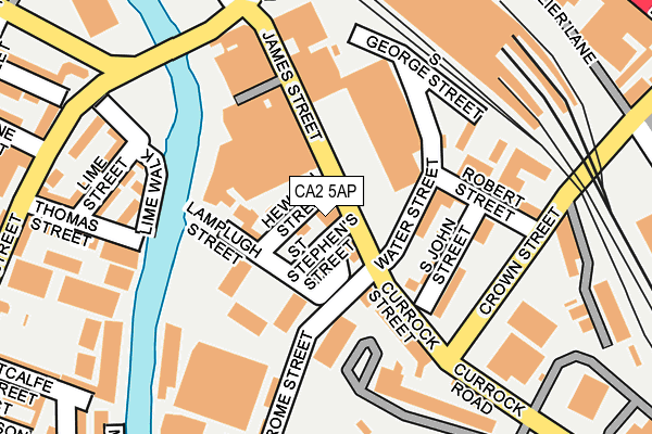 CA2 5AP map - OS OpenMap – Local (Ordnance Survey)