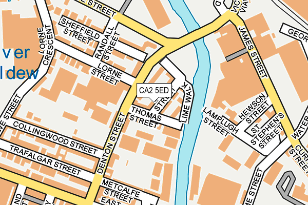 CA2 5ED map - OS OpenMap – Local (Ordnance Survey)