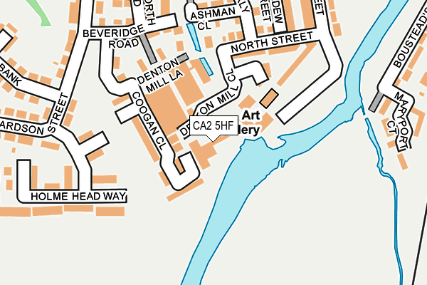 CA2 5HF map - OS OpenMap – Local (Ordnance Survey)