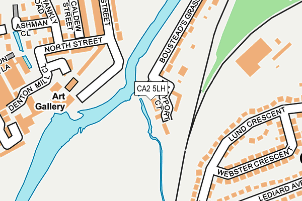 CA2 5LH map - OS OpenMap – Local (Ordnance Survey)