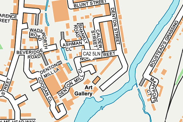 CA2 5LN map - OS OpenMap – Local (Ordnance Survey)