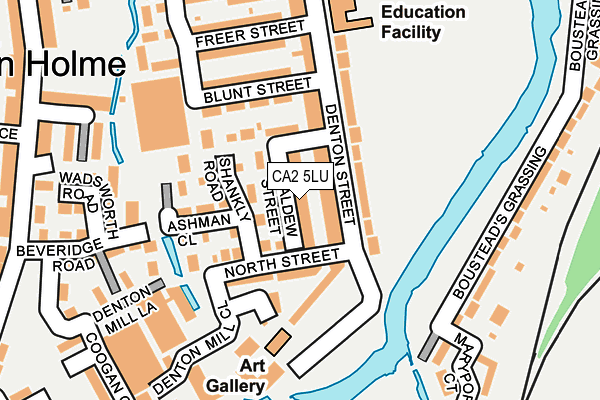 CA2 5LU map - OS OpenMap – Local (Ordnance Survey)