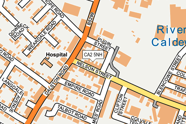 CA2 5NH map - OS OpenMap – Local (Ordnance Survey)