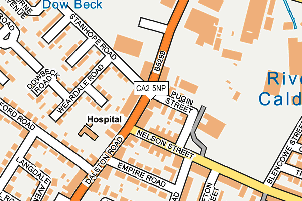 CA2 5NP map - OS OpenMap – Local (Ordnance Survey)