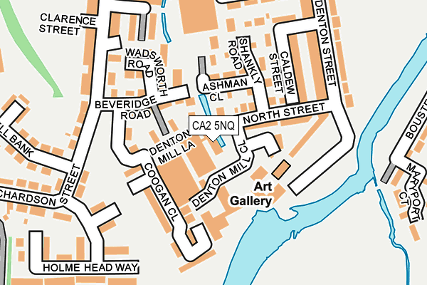 CA2 5NQ map - OS OpenMap – Local (Ordnance Survey)