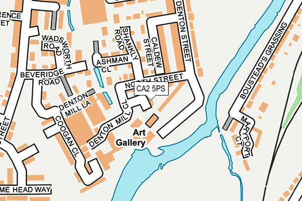 CA2 5PS map - OS OpenMap – Local (Ordnance Survey)