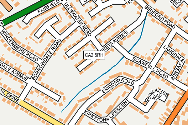 CA2 5RH map - OS OpenMap – Local (Ordnance Survey)