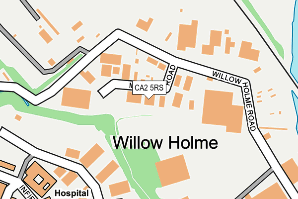 CA2 5RS map - OS OpenMap – Local (Ordnance Survey)