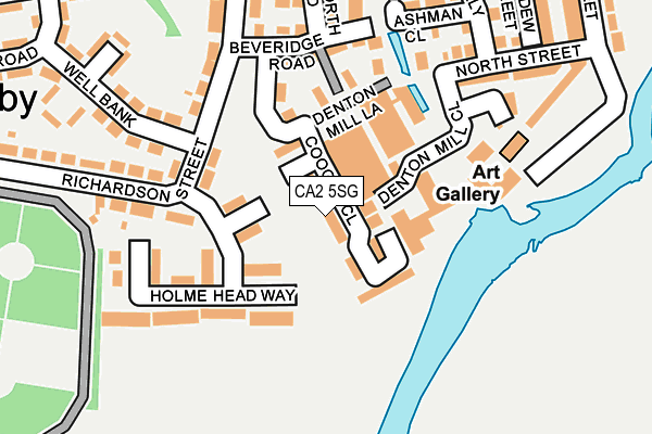 CA2 5SG map - OS OpenMap – Local (Ordnance Survey)