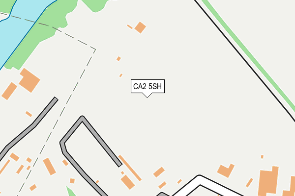 CA2 5SH map - OS OpenMap – Local (Ordnance Survey)