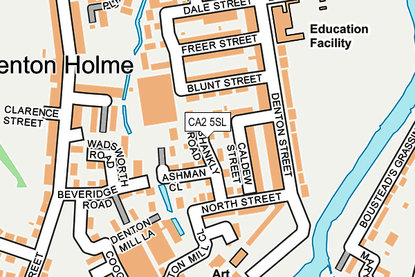 CA2 5SL map - OS OpenMap – Local (Ordnance Survey)