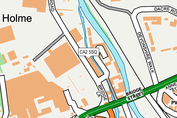 CA2 5SQ map - OS OpenMap – Local (Ordnance Survey)