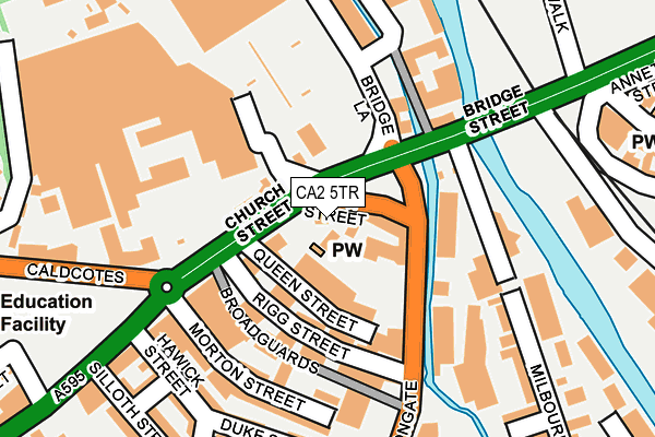 CA2 5TR map - OS OpenMap – Local (Ordnance Survey)