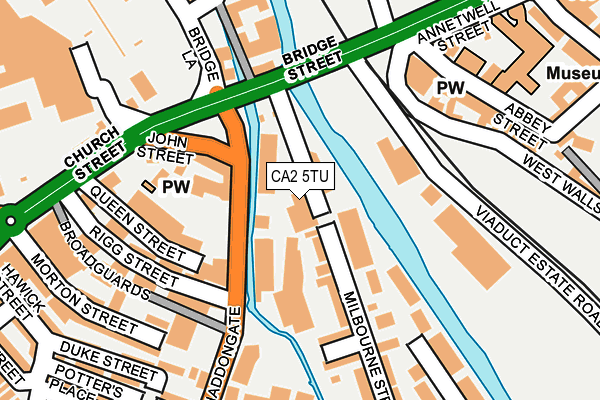 CA2 5TU map - OS OpenMap – Local (Ordnance Survey)