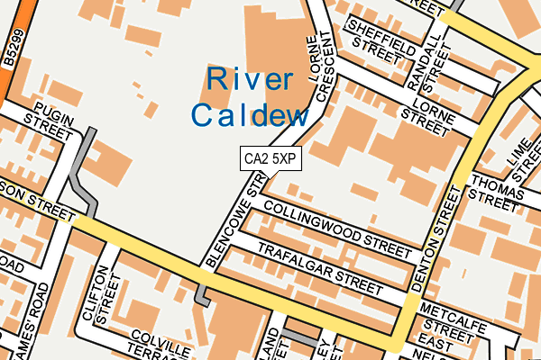 CA2 5XP map - OS OpenMap – Local (Ordnance Survey)