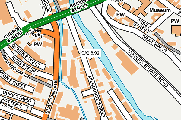 CA2 5XQ map - OS OpenMap – Local (Ordnance Survey)